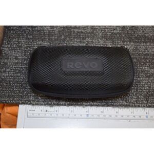 REVO Zippered Nylon Hard Clam Shell CASE ONLY for Glasses Sunglasses